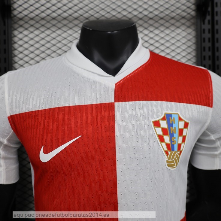 Nuevo 1ª Jugadores Camiseta Croacia 2024 Rojo Baratas